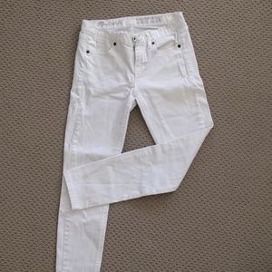 White madewell skinny skinny jeans